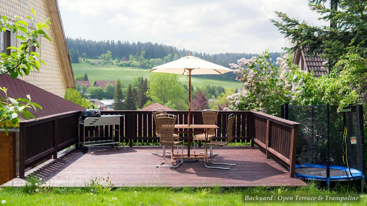 Entire House In Schwarzwald With Mountain View, Private Sauna, Gym, Garden And Terraces Unterkirnach Buitenkant foto